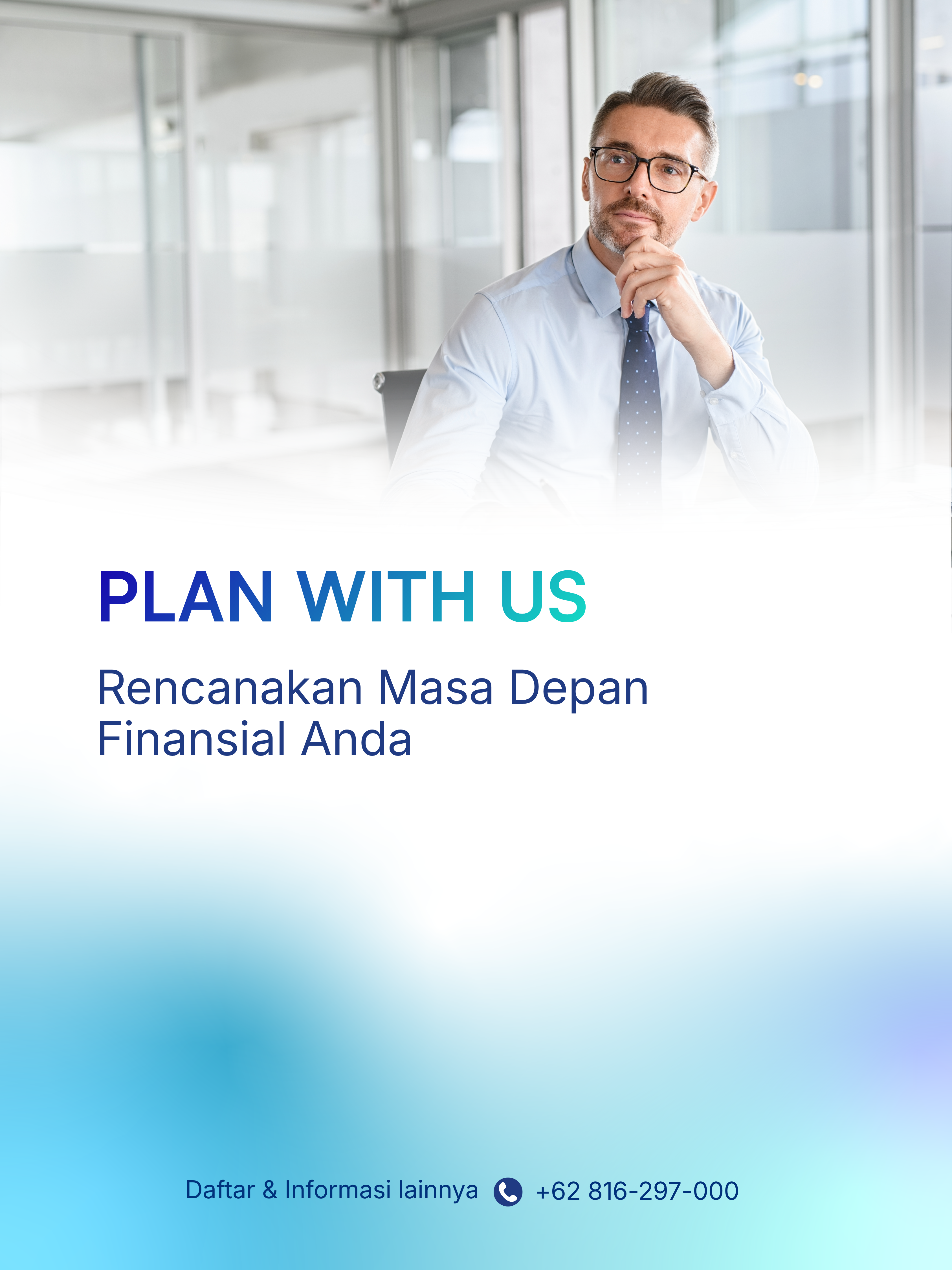 Sampul program Plan With Us: Rencanakan Masa Depan Finansial Anda.